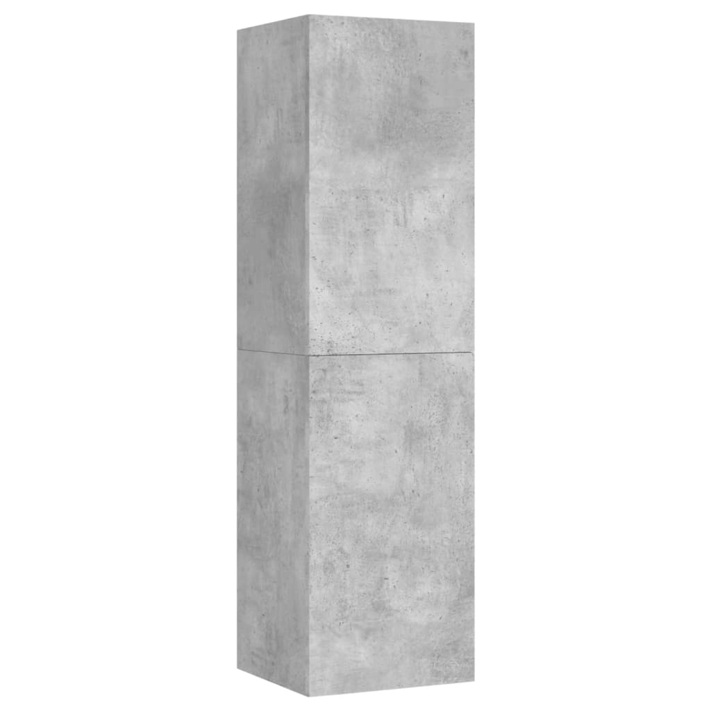 vidaXL TV stolky 2 ks betonově šedé 30,5 x 30 x 110 cm dřevotříska
