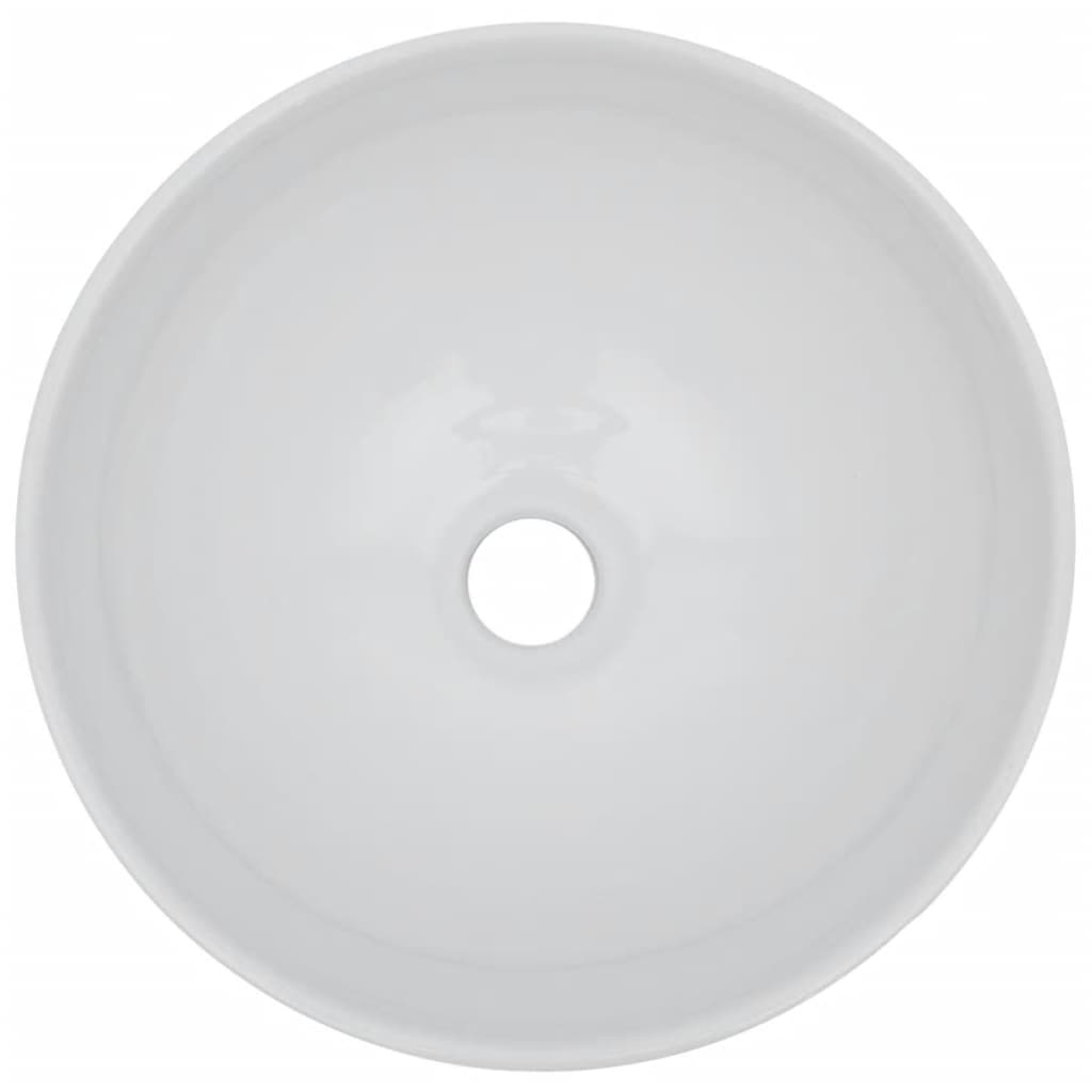 vidaXL 2dílný set koupelnového nábytku keramika šedý
