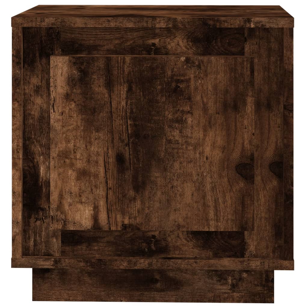 vidaXL Noční stolek kouřový dub 44 x 35 x 45 cm kompozitní dřevo