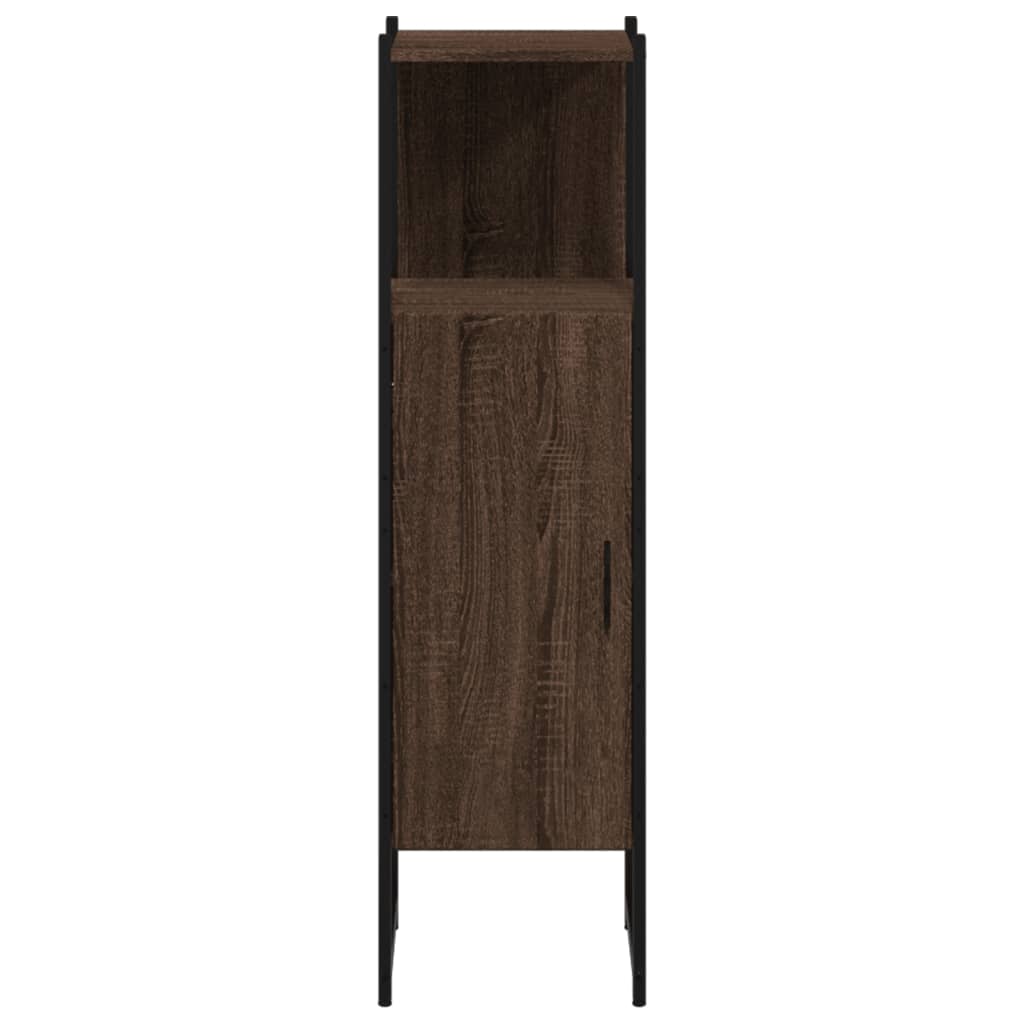 vidaXL Koupelnová skříňka hnědý dub 33x33x120,5 cm kompozitní dřevo