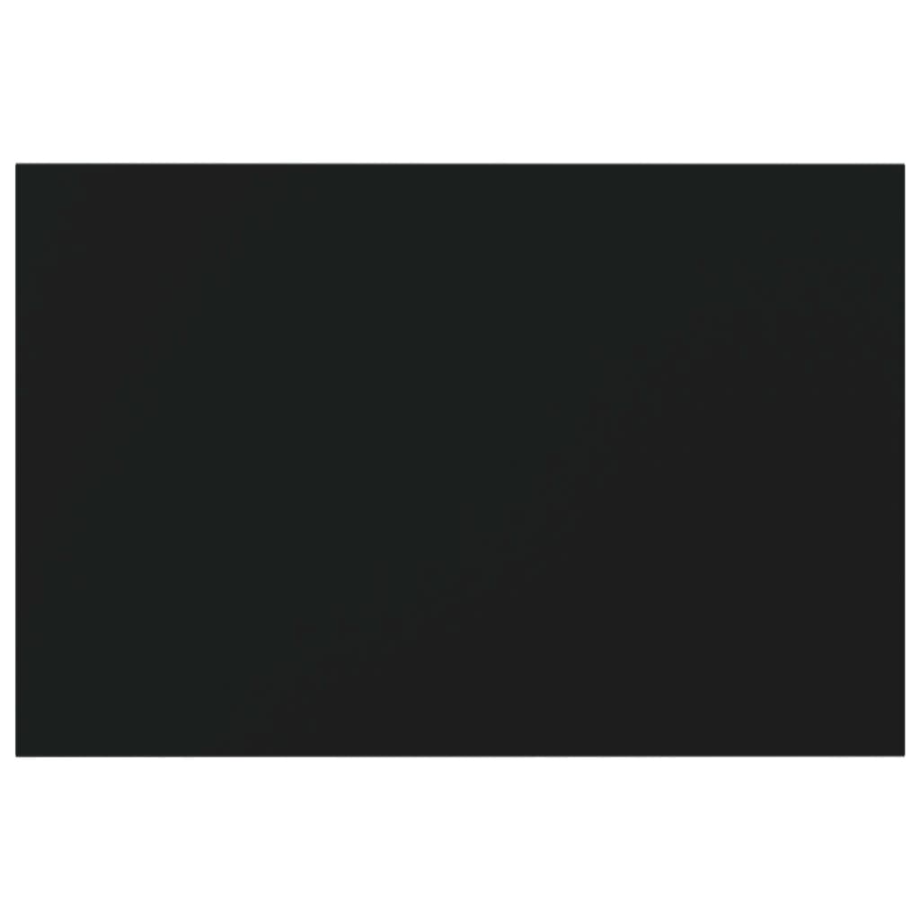 vidaXL Přídavné police 8 ks černé 60 x 40 x 1,5 cm dřevotříska