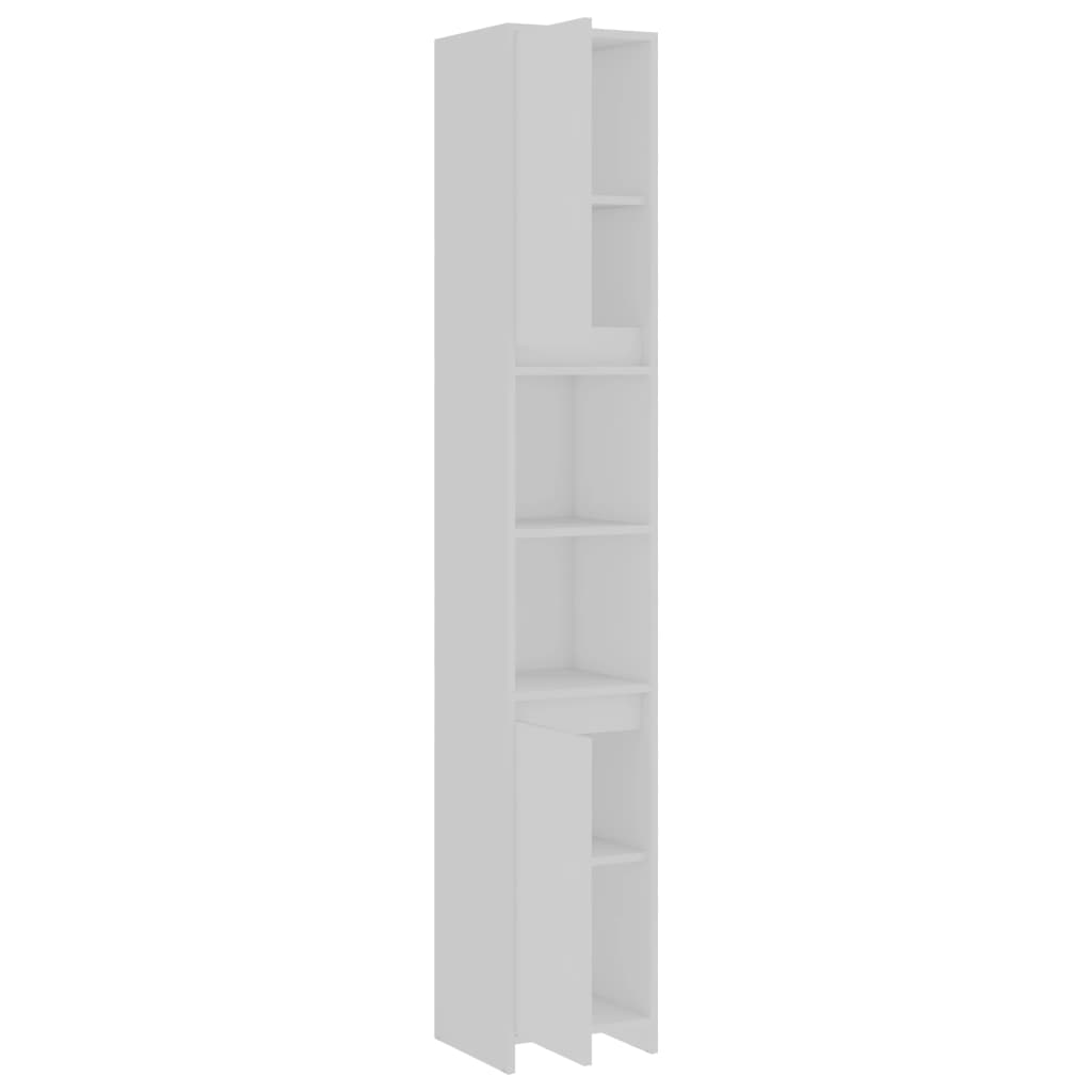 vidaXL 3dílná koupelnová sestava bílá kompozitní dřevo