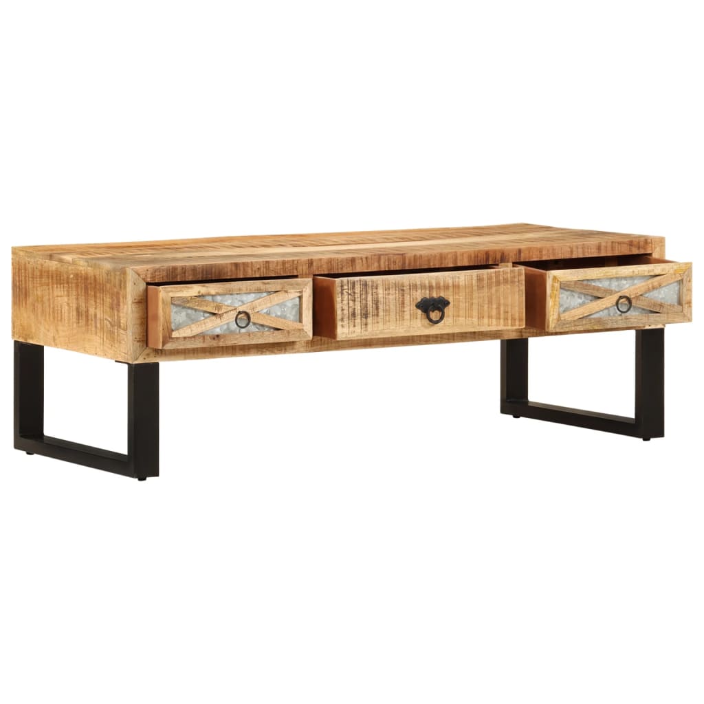 vidaXL Konferenční stolek 110 x 50 x 38 cm masivní mangovníkové dřevo
