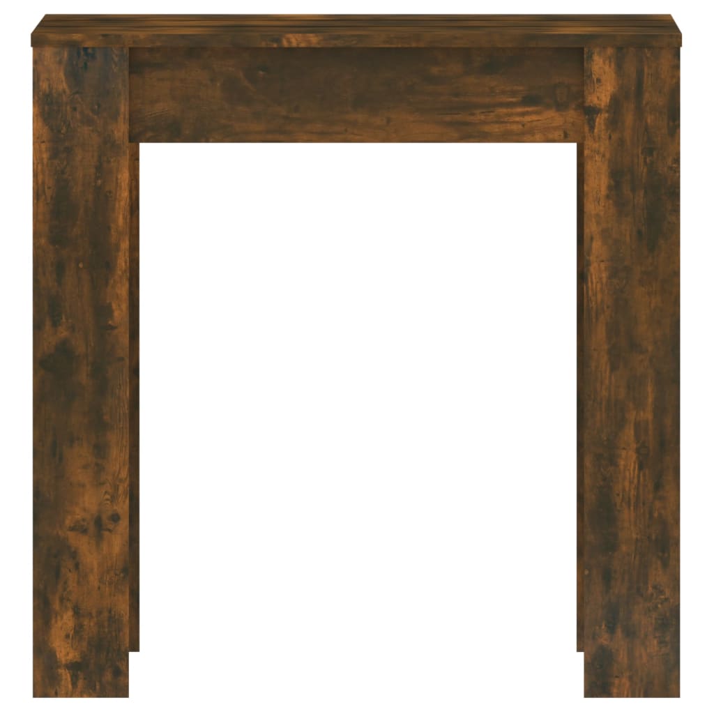 vidaXL Jídelní stůl kouřový dub 140 x 74,5 x 76 cm kompozitní dřevo