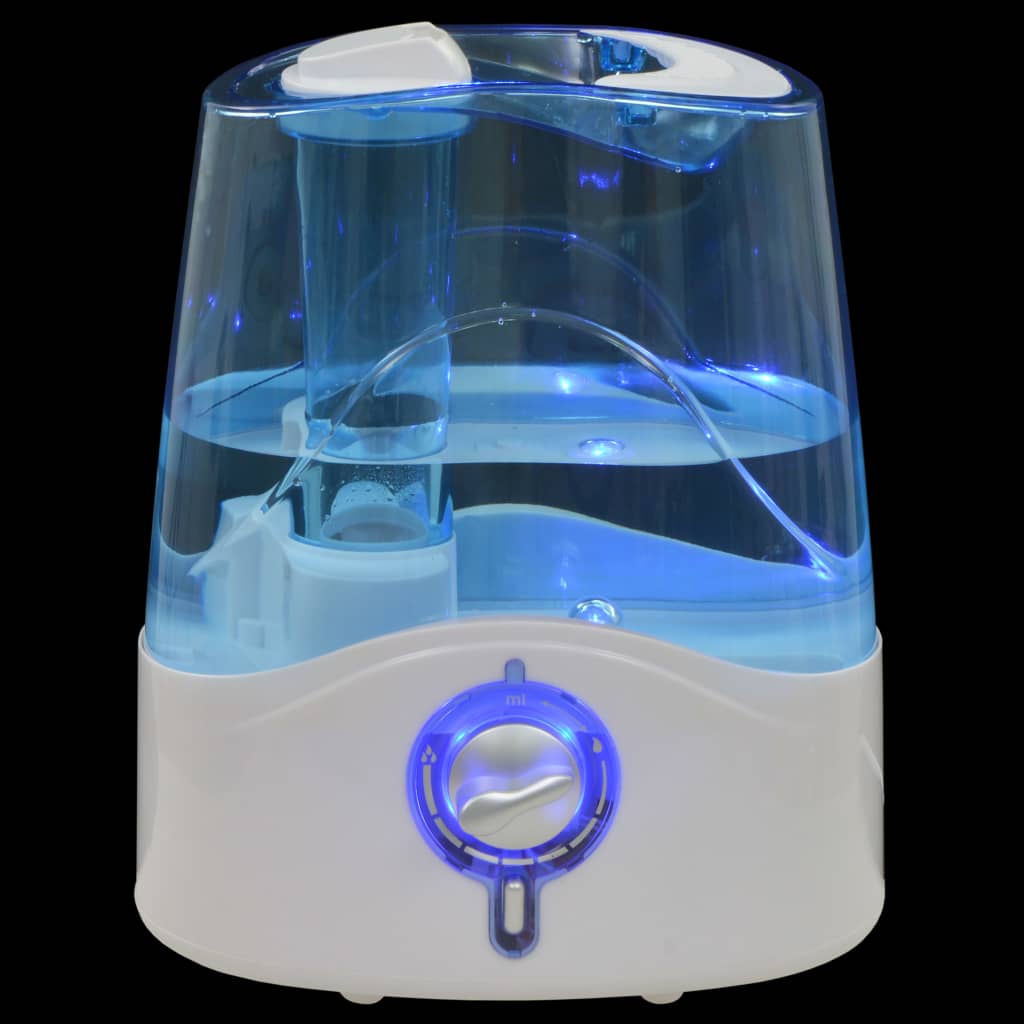 vidaXL Ultrazvukový zvlhčovač s chladnou mlhou a světlem 6 l 300 ml/h