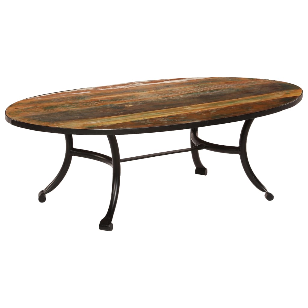 vidaXL Konferenční stolek masivní recyklované dřevo 110 x 60 x 35 cm