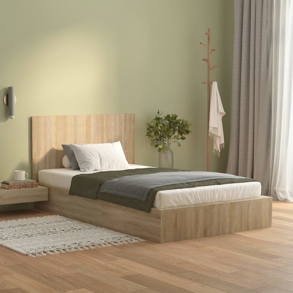 vidaXL Čelo postele dub sonoma 120 x 1,5 x 80 cm kompozitní dřevo