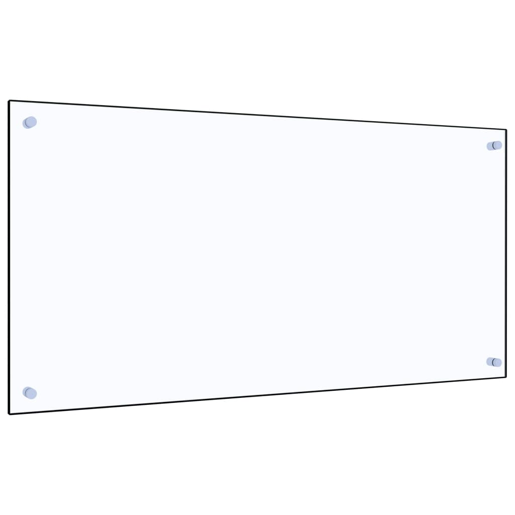 vidaXL Kuchyňský panel průhledný 100 x 50 cm tvrzené sklo
