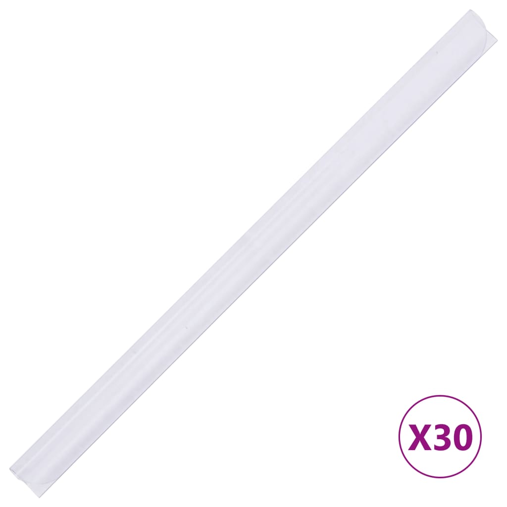 vidaXL Zahradní stínící plotová fólie PVC 70 x 0,19 bílá