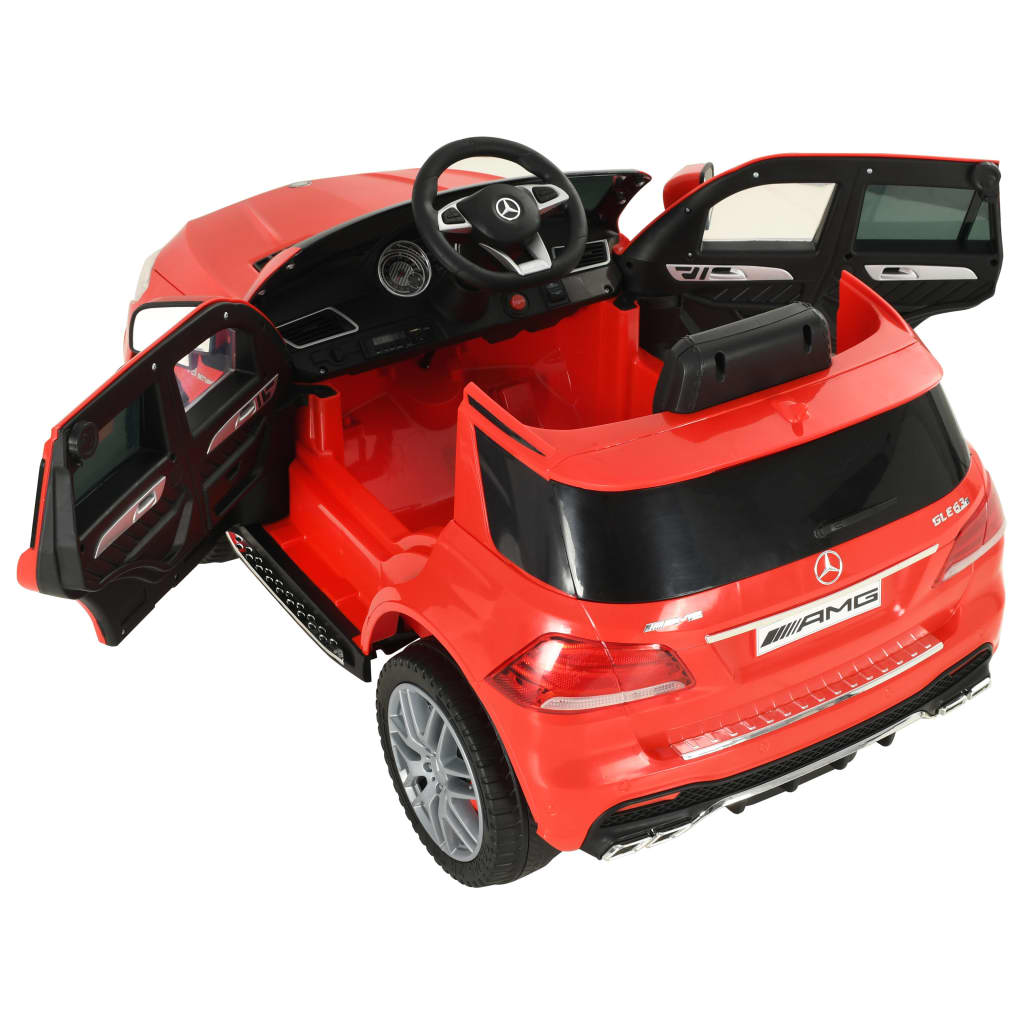 vidaXL Dětské autíčko Mercedes Benz GLE63 plastové červené