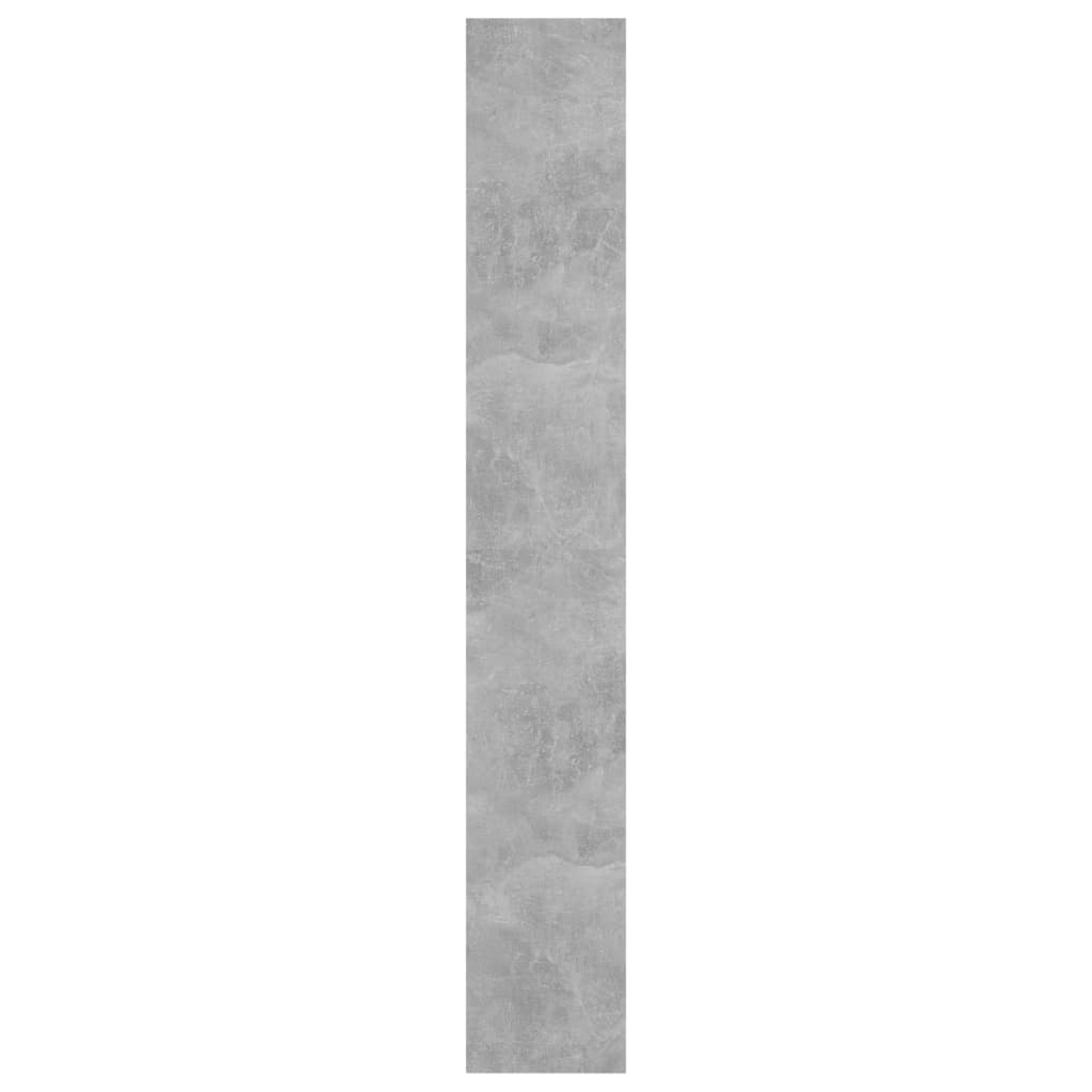 vidaXL Knihovna / dělicí stěna betonově šedá 60 x 30 x 198 cm