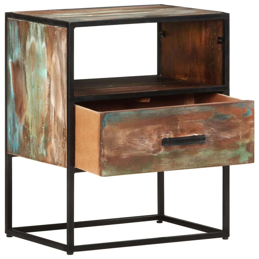 vidaXL Noční stolek 40 x 30 x 50 cm masivní recyklované dřevo