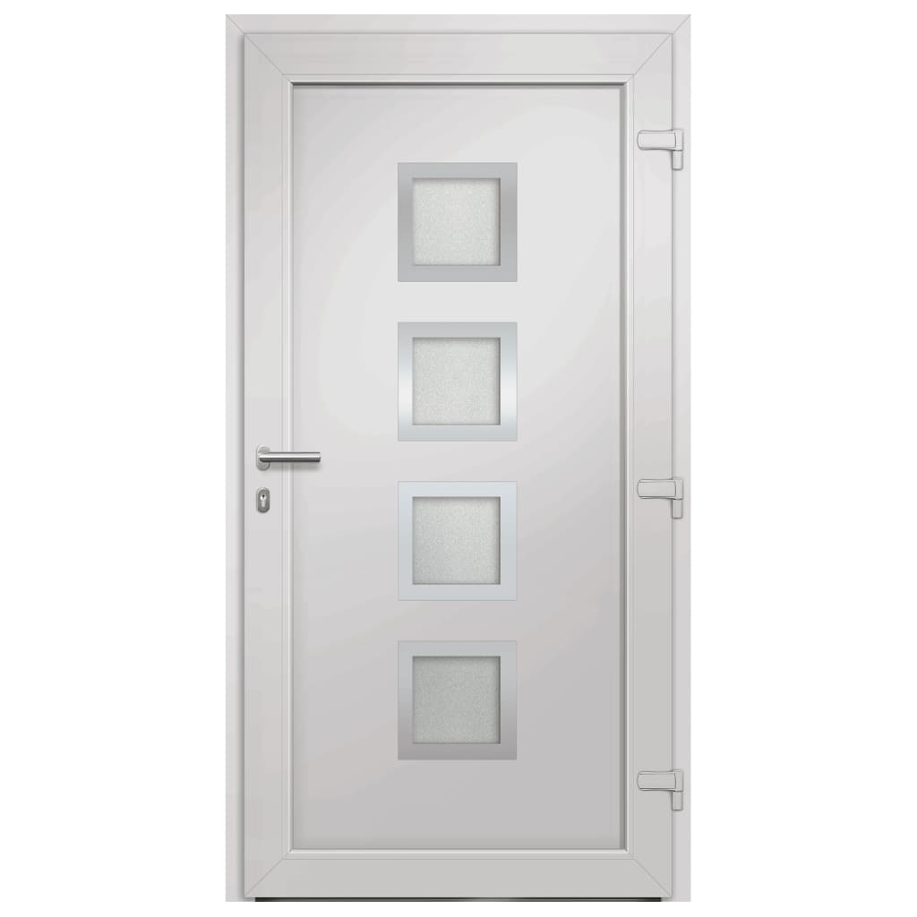 vidaXL Vchodové dveře antracitové 108 x 208 cm