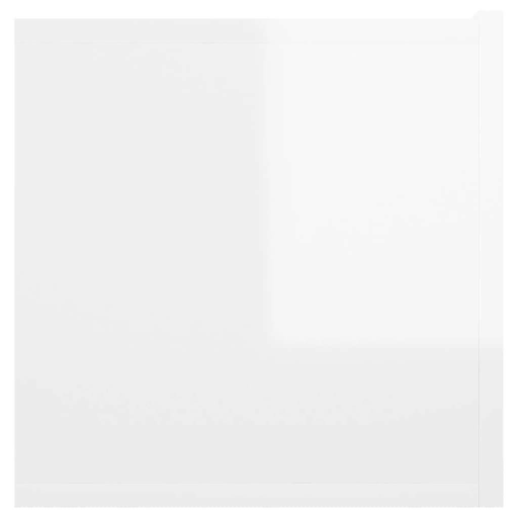 vidaXL Závěsné TV skříňky 3 ks bílé s vysokým leskem 60 x 30 x 30 cm