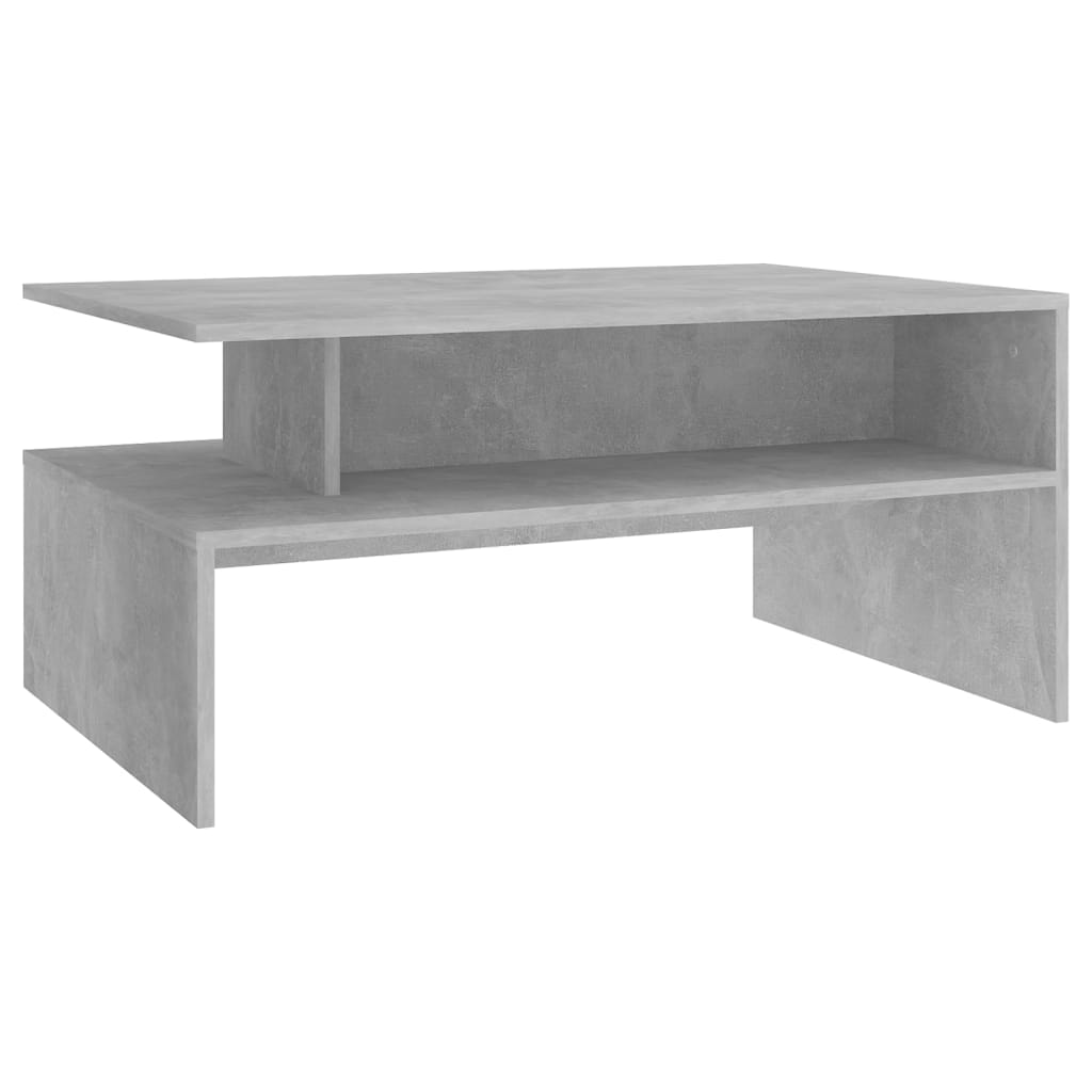 vidaXL Konferenční stolek betonově šedý 90 x 60 x 42,5 cm dřevotříska