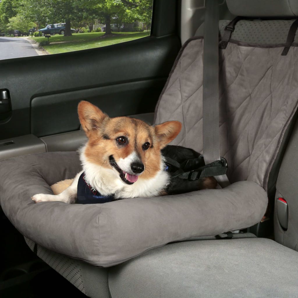 Happy Ride Pelíšek pro psy do auta Car Cuddler malý šedý