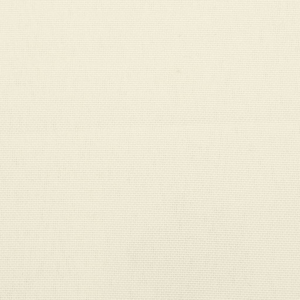 vidaXL Poduška na palety krémová 50 x 40 x 12 cm textil