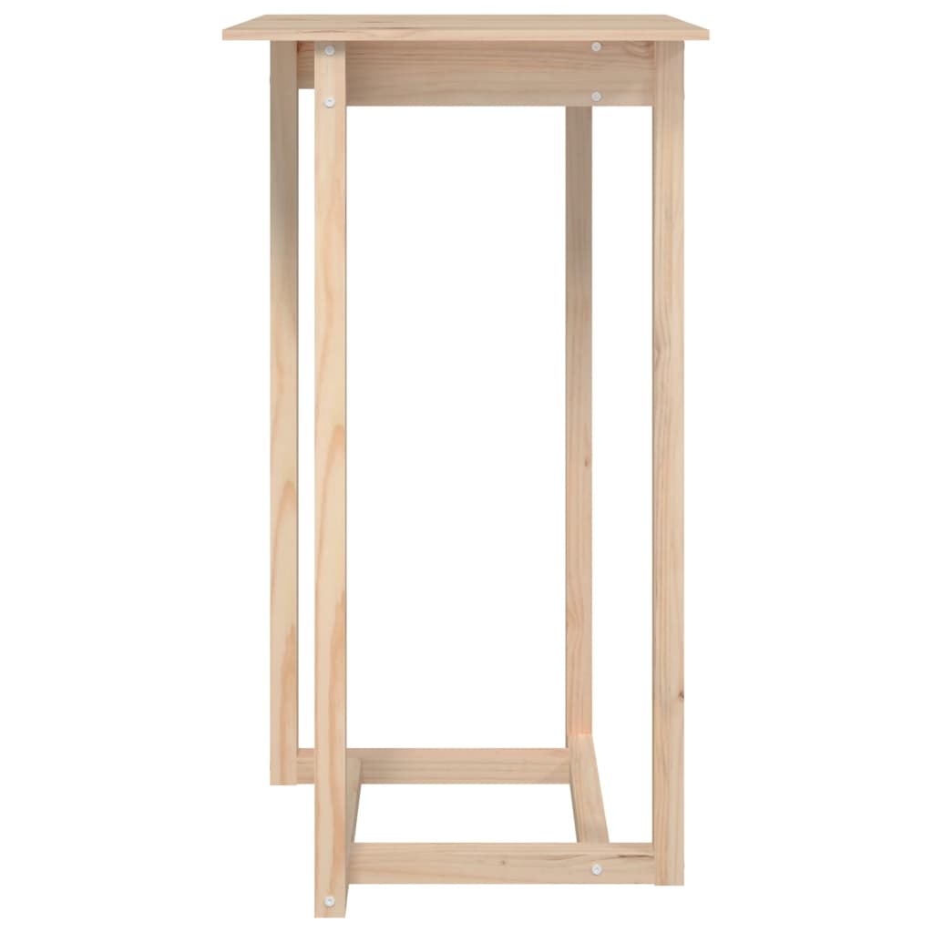 vidaXL Barový stolek 60 x 60 x 110 cm masivní borové dřevo
