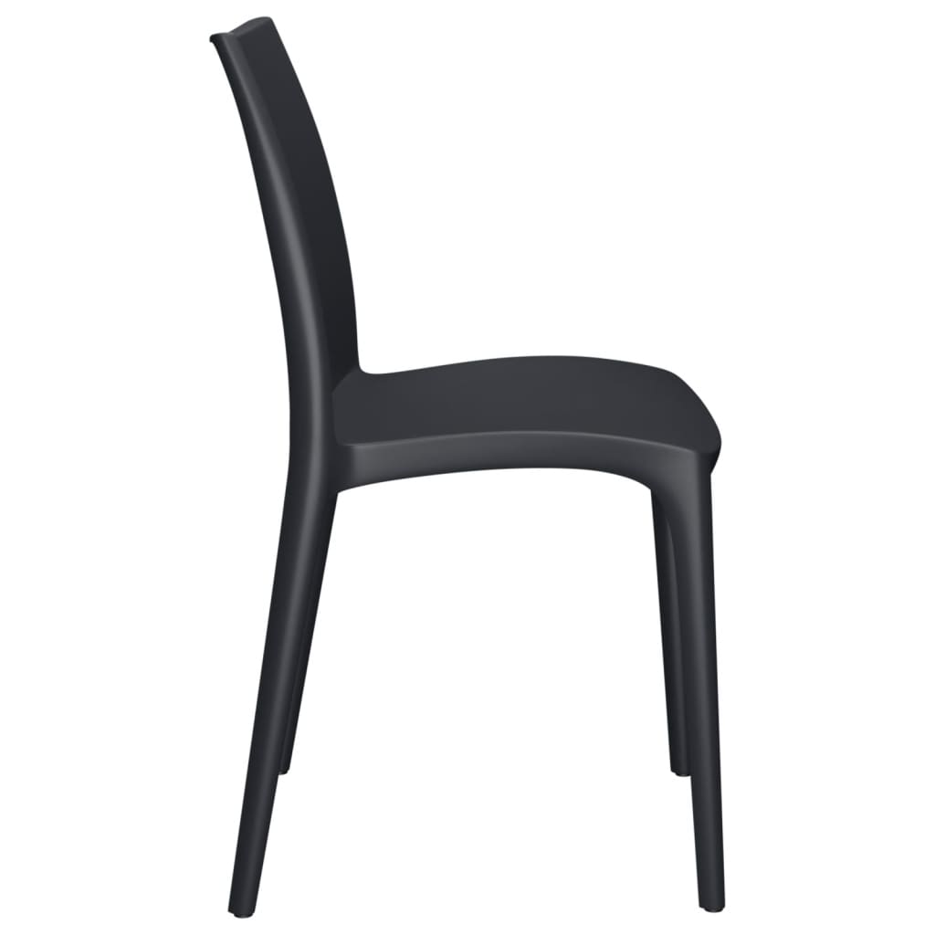 vidaXL Zahradní židle 2 ks antracitové 50 x 46 x 80 cm polypropylen