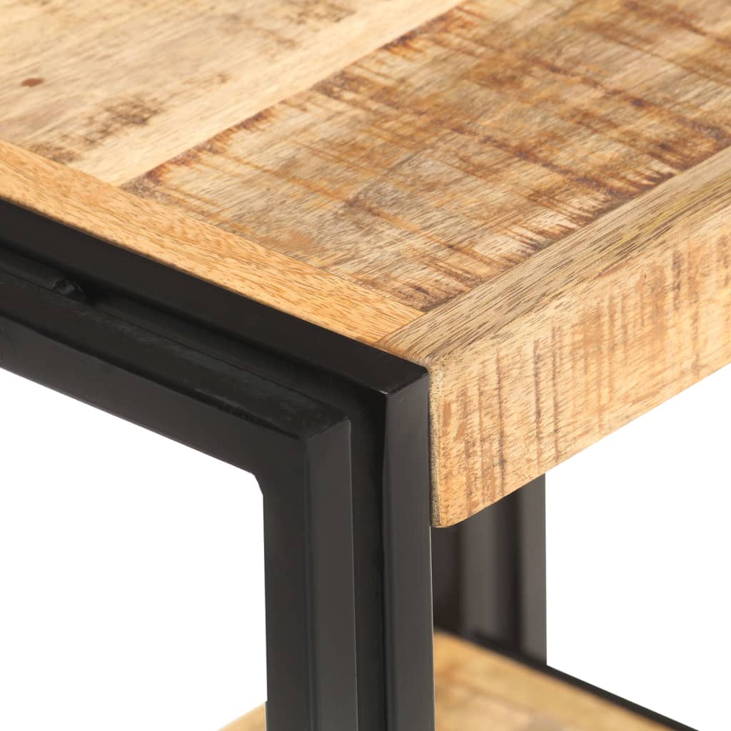 vidaXL Odkládací stolek 40 x 30 x 40 cm hrubé mangovníkové dřevo