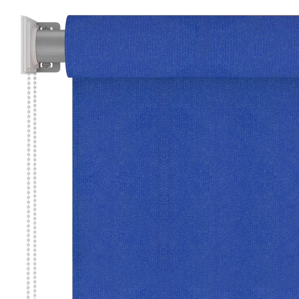 vidaXL Venkovní roleta 140 x 230 cm modrá HDPE