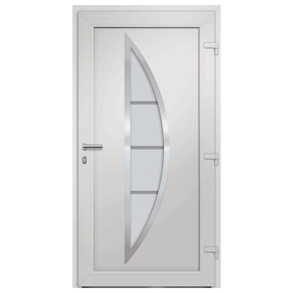 vidaXL Vchodové dveře antracitové 98 x 200 cm