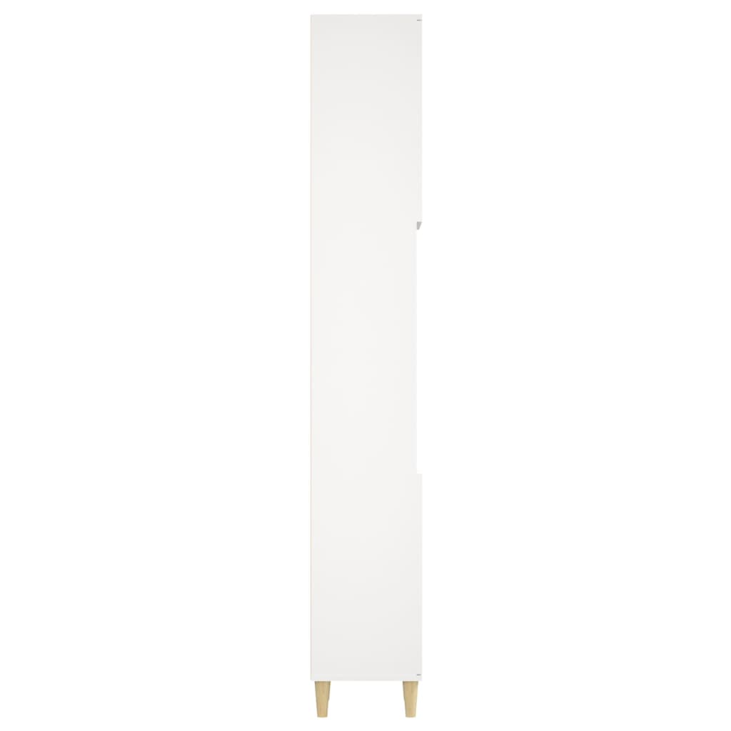 vidaXL Koupelnová skříňka bílá 30 x 30 x 190 cm kompozitní dřevo