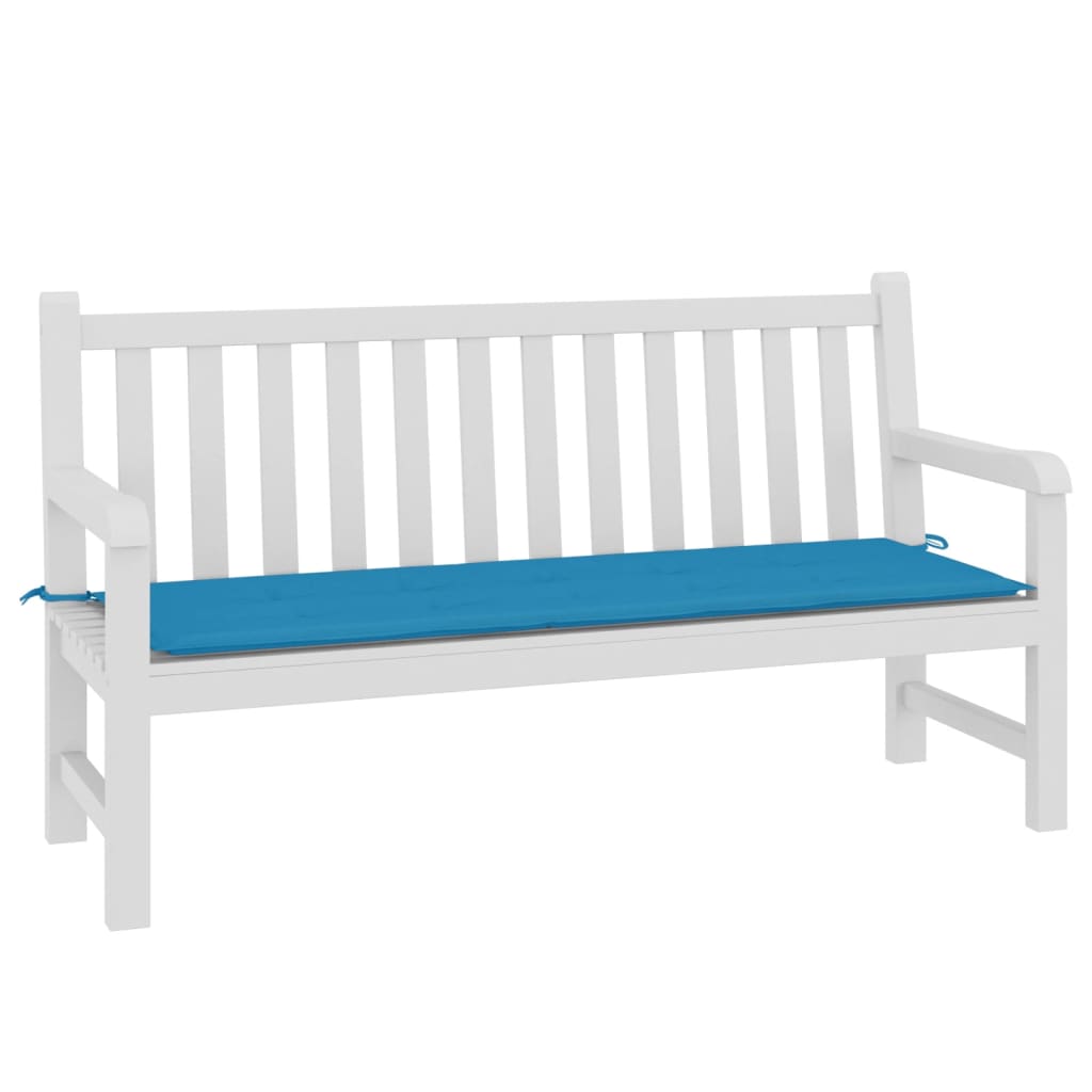 vidaXL Poduška na zahradní lavici modrá 150x50x3 cm oxfordská látka