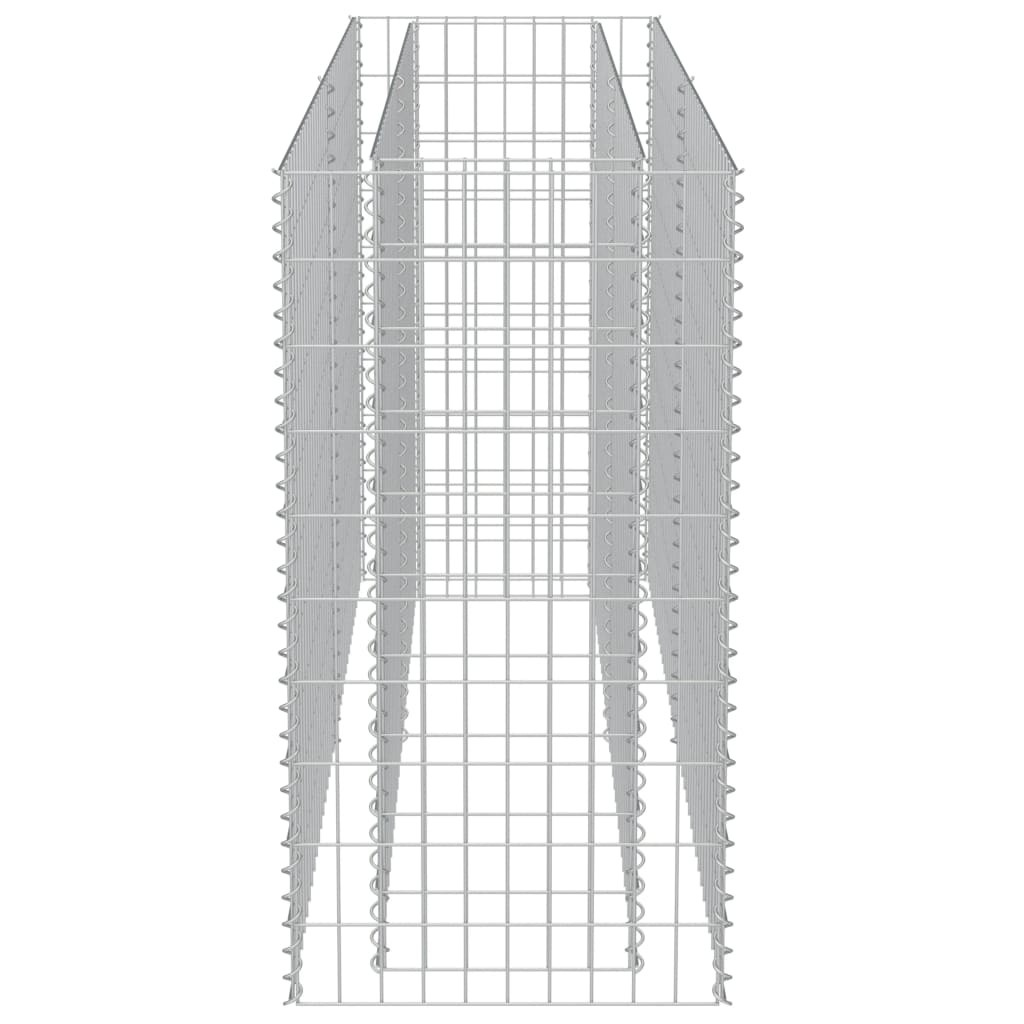 vidaXL Gabionový vyvýšený záhon pozinkovaná ocel 180 x 50 x 100 cm