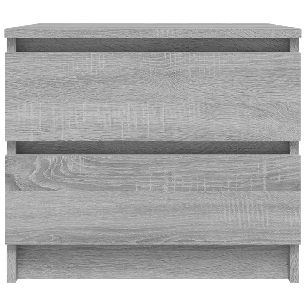 vidaXL Noční stolek šedý sonoma 50 x 39 x 43,5 cm kompozitní dřevo