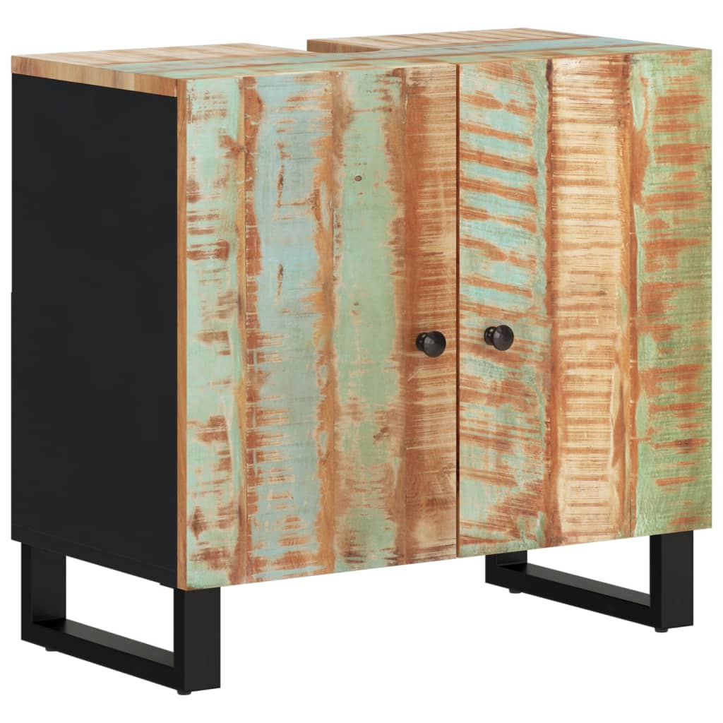 vidaXL 4dílná sada koupelnového nábytku masivní recyklované dřevo