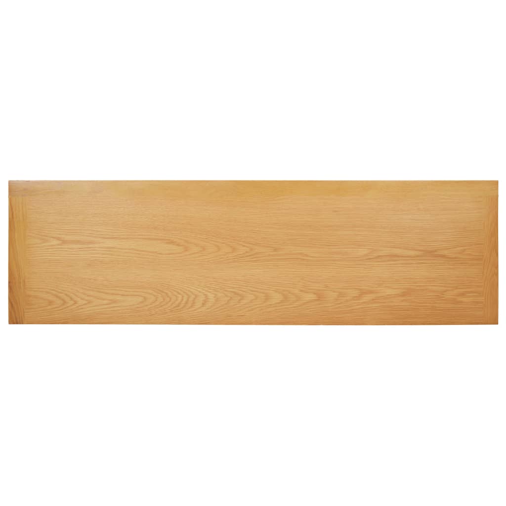 vidaXL Konzolový stolek 118 x 35 x 77 cm masivní dubové dřevo