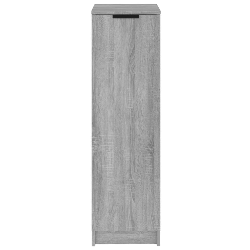 vidaXL Botník šedý sonoma 30 x 35 x 100 cm kompozitní dřevo
