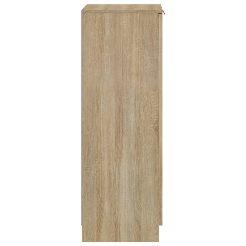 vidaXL Botník dub sonoma 30 x 35 x 100 cm kompozitní dřevo