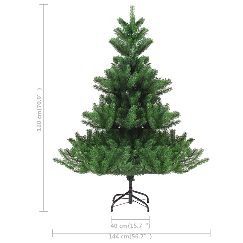 vidaXL Umělý vánoční stromek normandská jedle zelený 180 cm