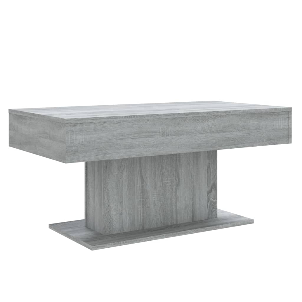 vidaXL Konferenční stolek šedý sonoma 96 x 50 x 45 cm kompozitní dřevo