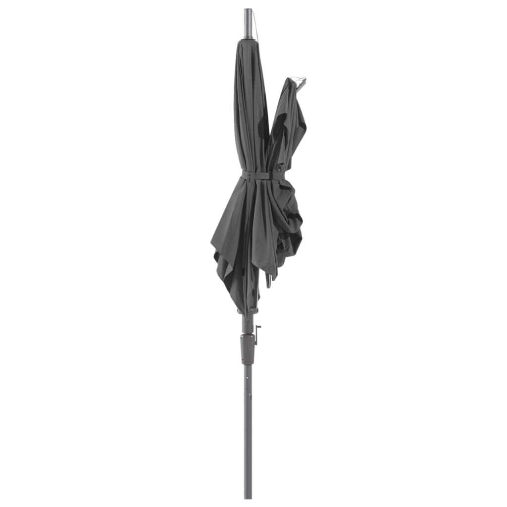 Madison Slunečník Asymmetric Sideway 360 x 220 cm, šedý PC15P014