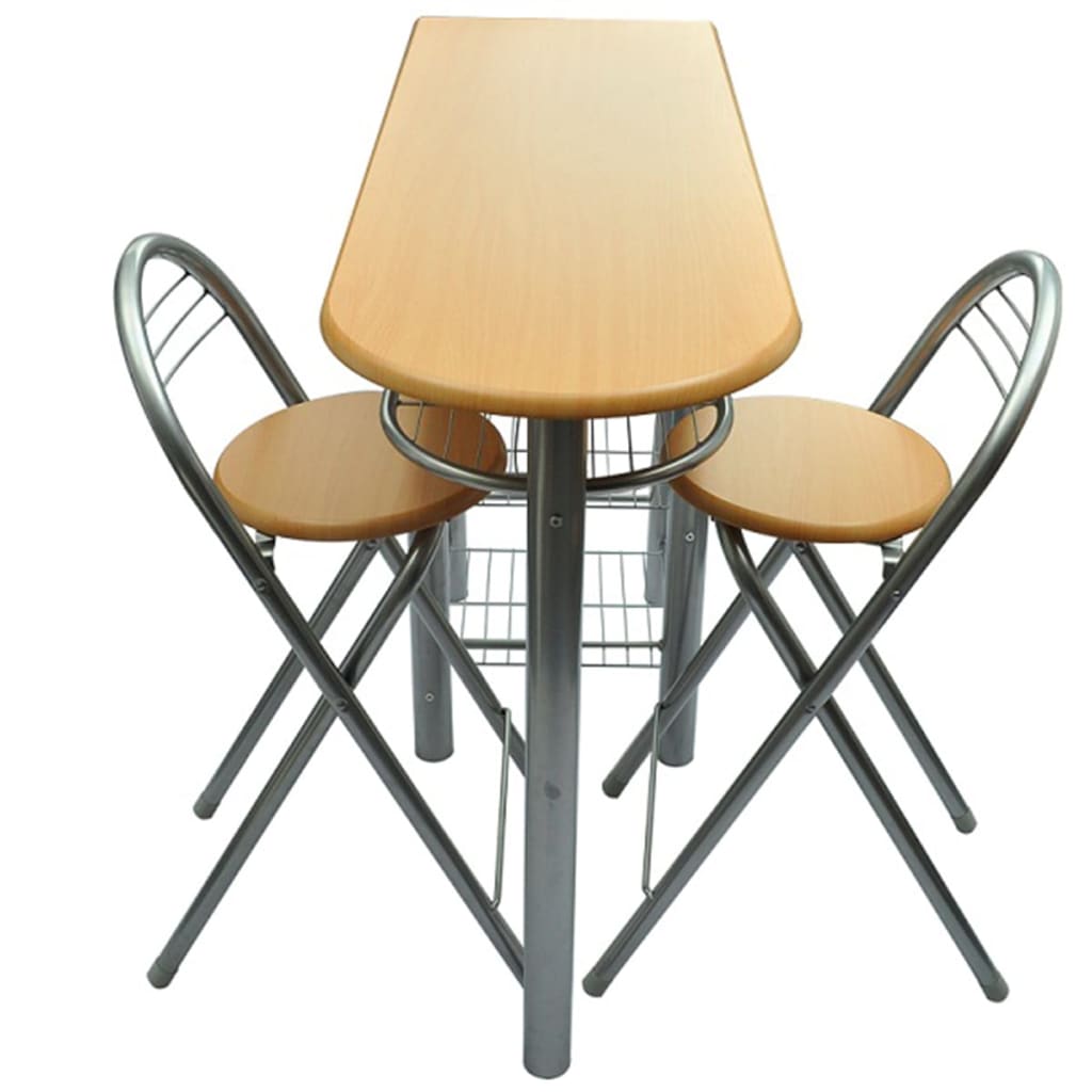 Kuchyňský/snídaňový barový stůl a židle dřevo