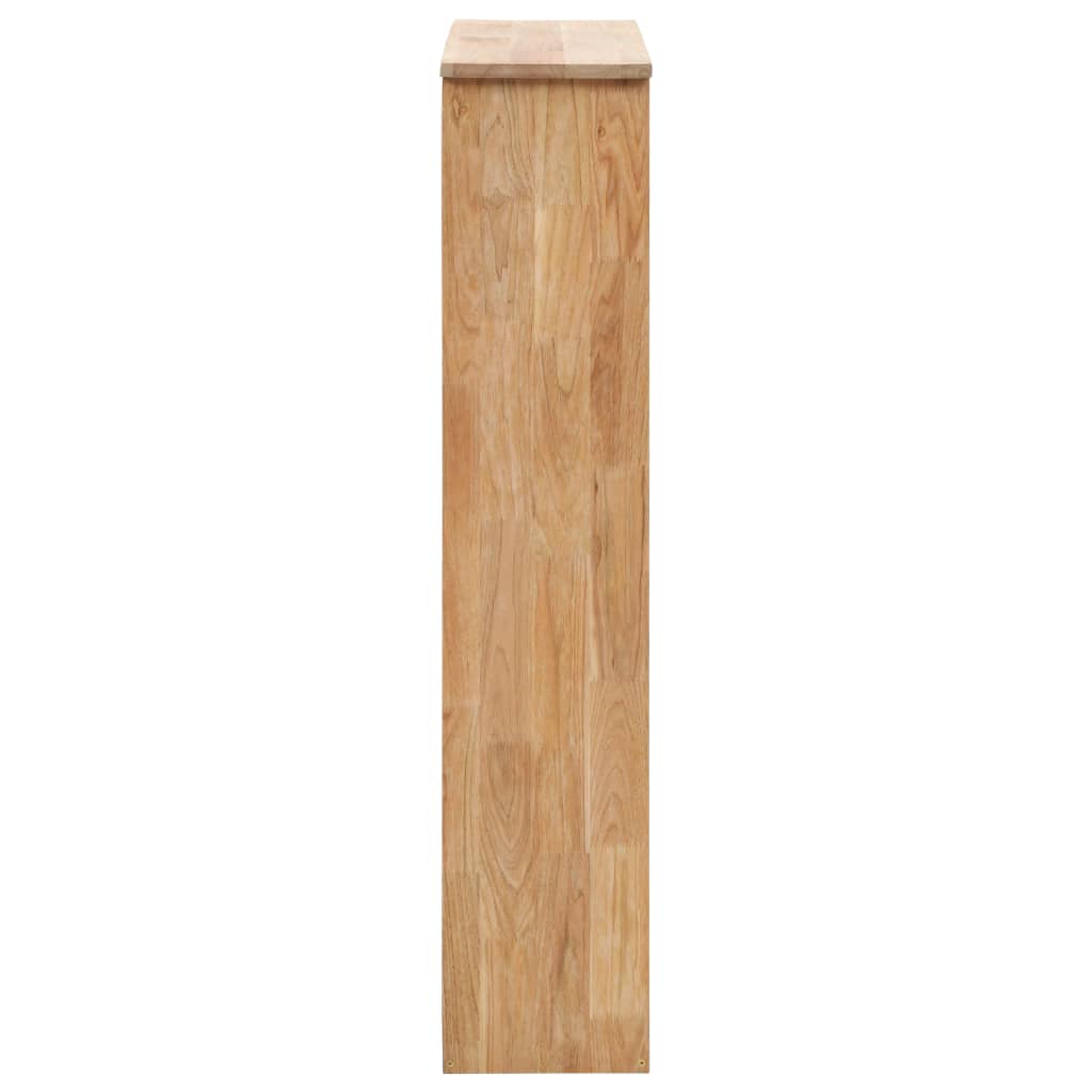 vidaXL Botník 55 x 20 x 104 cm masivní ořechové dřevo