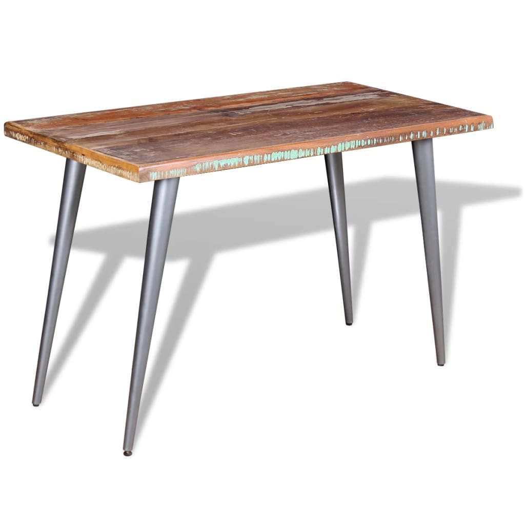vidaXL Jídelní stůl masivní recyklované dřevo 120 x 60 x 76 cm