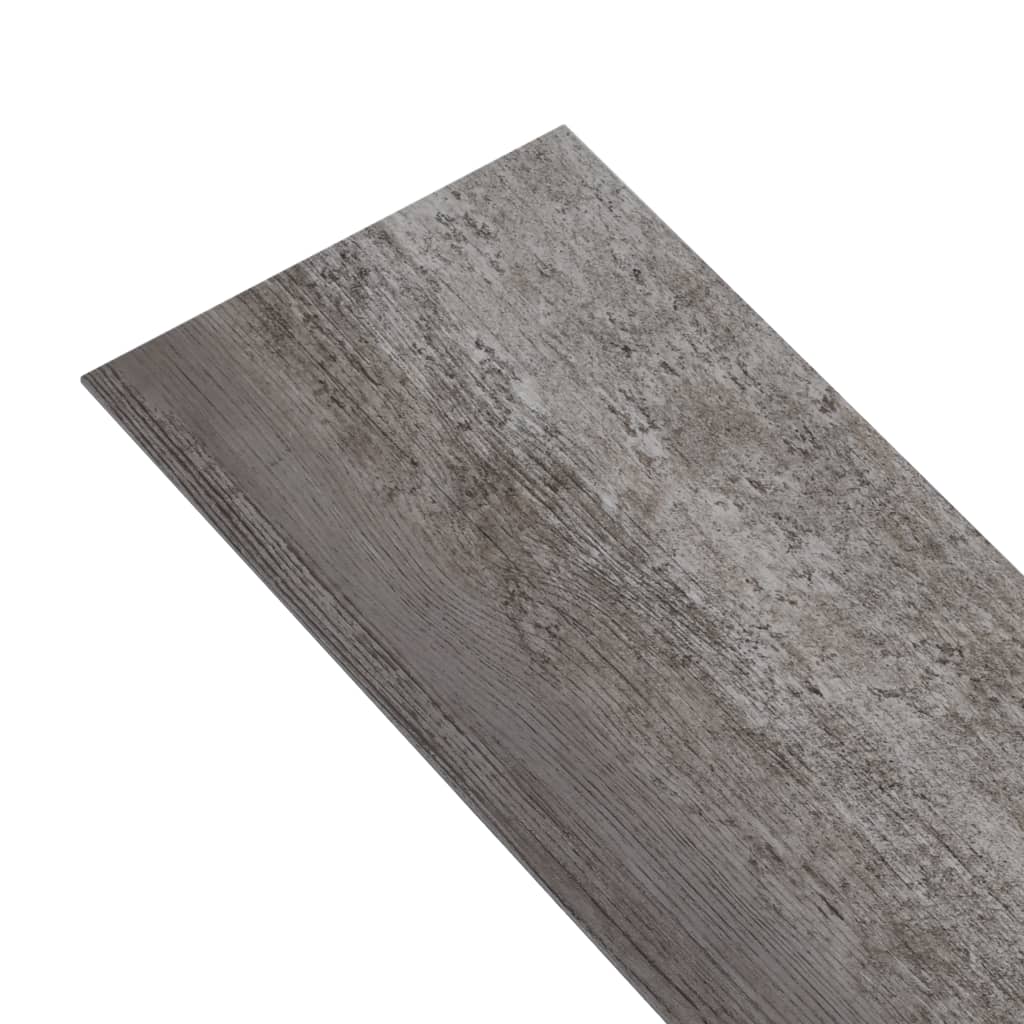 vidaXL Podlahová krytina PVC 4,46 m² 3 mm samolepicí pruhované dřevo