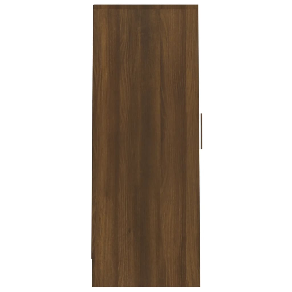 vidaXL Botník hnědý dub 32 x 35 x 92 cm kompozitní dřevo