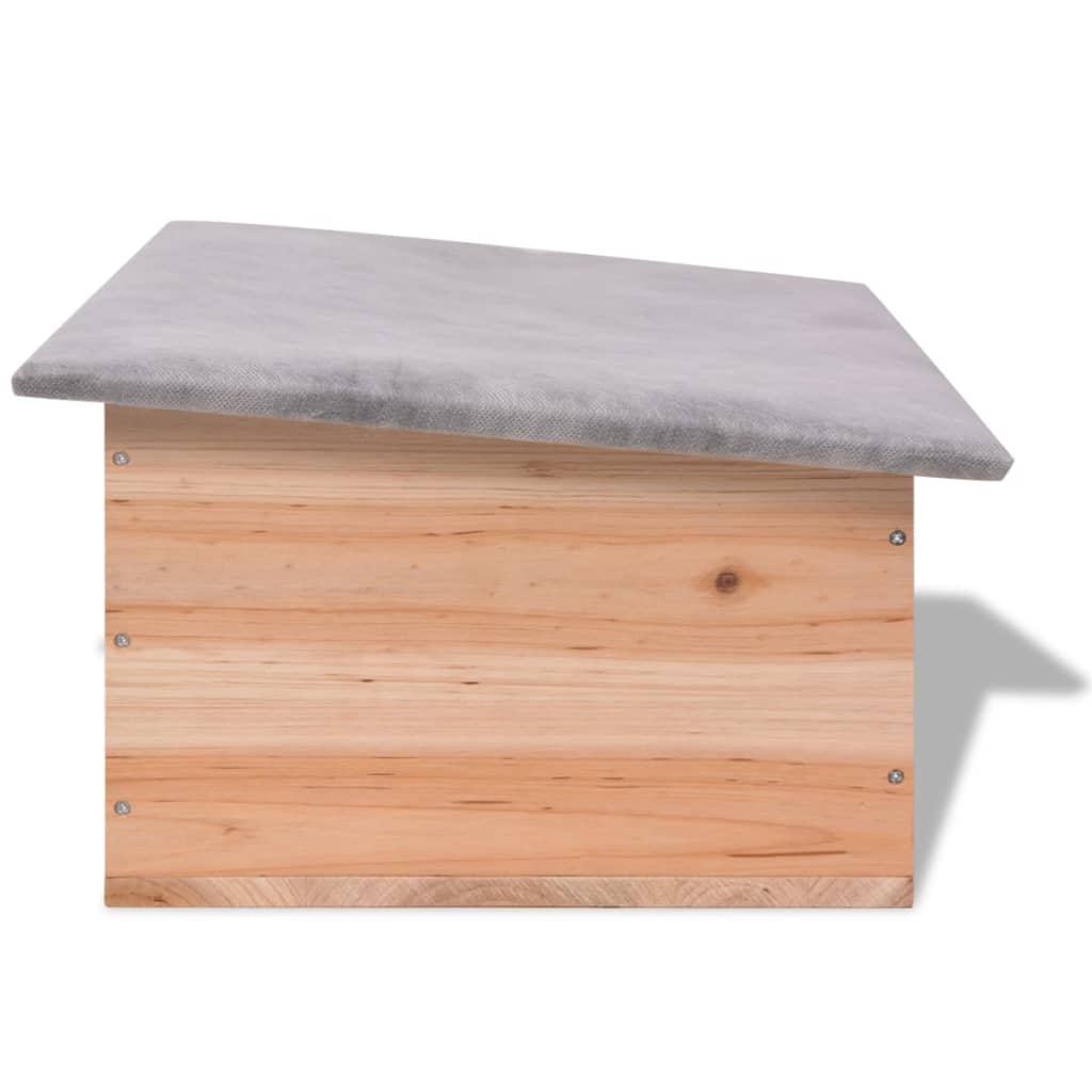 vidaXL Domek pro ježka 45 x 33 x 22 cm dřevěný