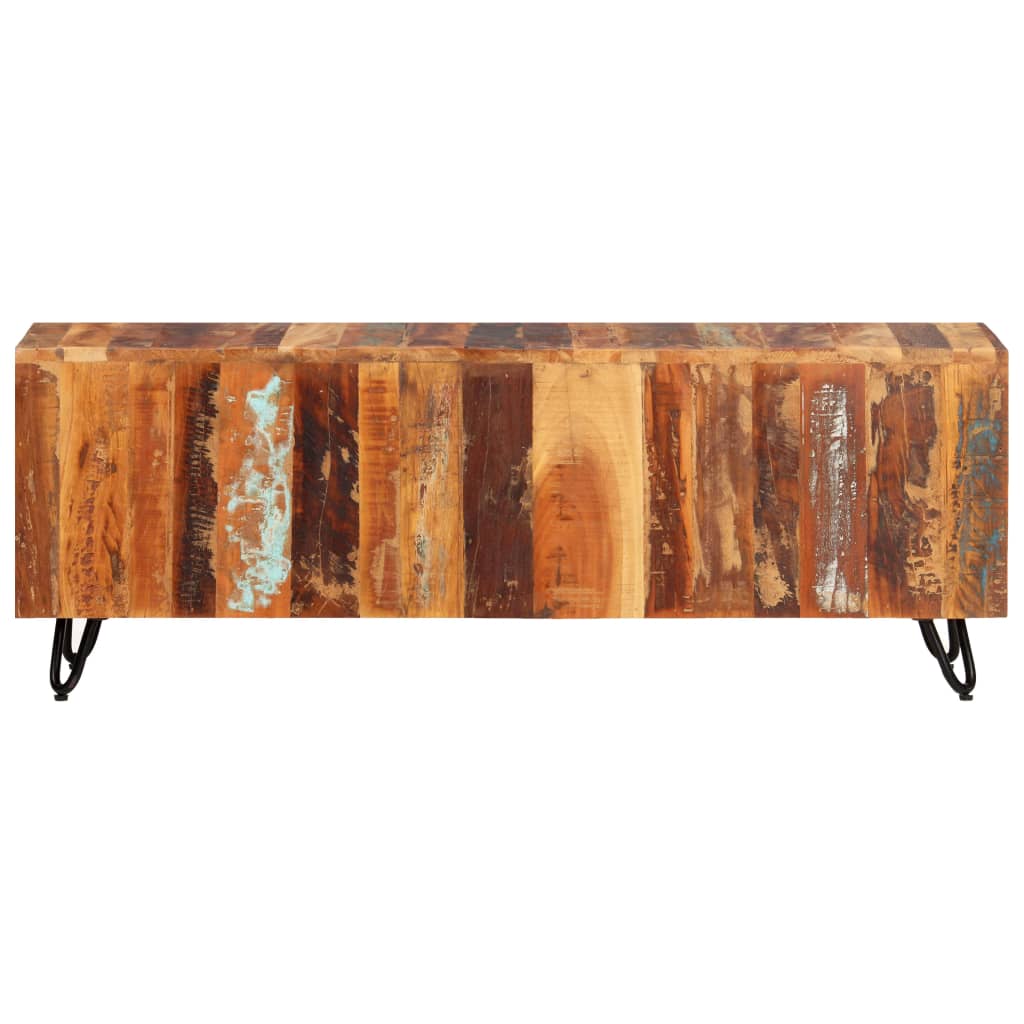 vidaXL TV stolek 110 x 30 x 40 cm masivní recyklované dřevo