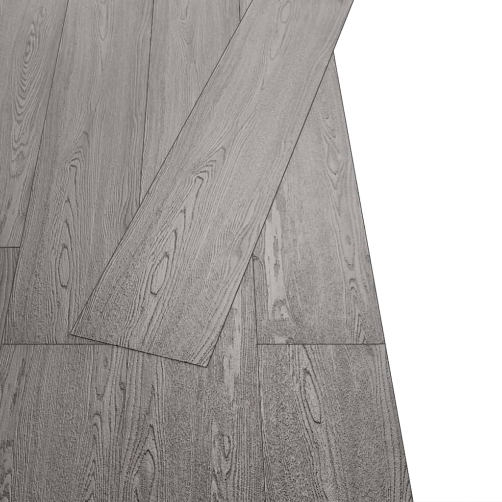 vidaXL Samolepicí PVC podlahová prkna 2,51 m² 2 mm tmavě šedá