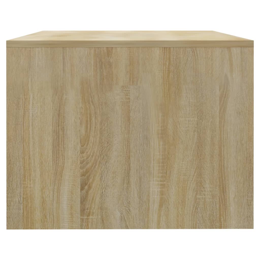 vidaXL Konferenční stolek bílý dub sonoma 102x55x42cm kompozitní dřevo