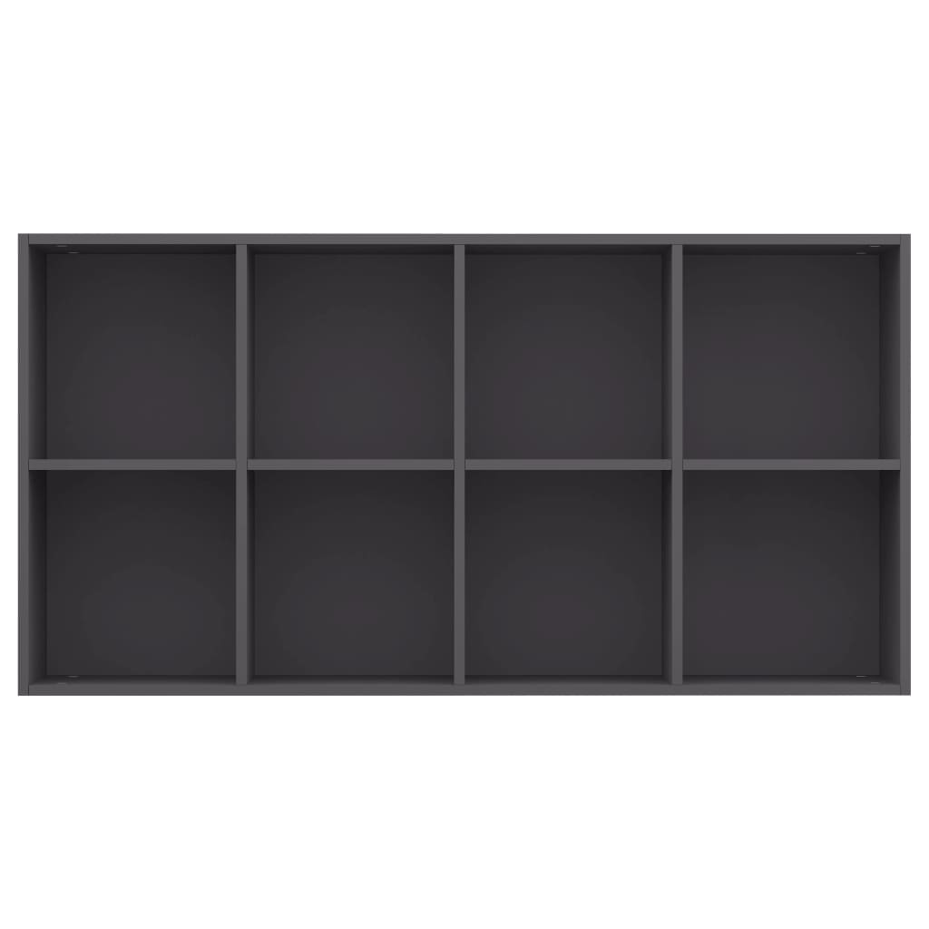 vidaXL Knihovna/příborník šedá 66 x 30 x 130 cm dřevotříska