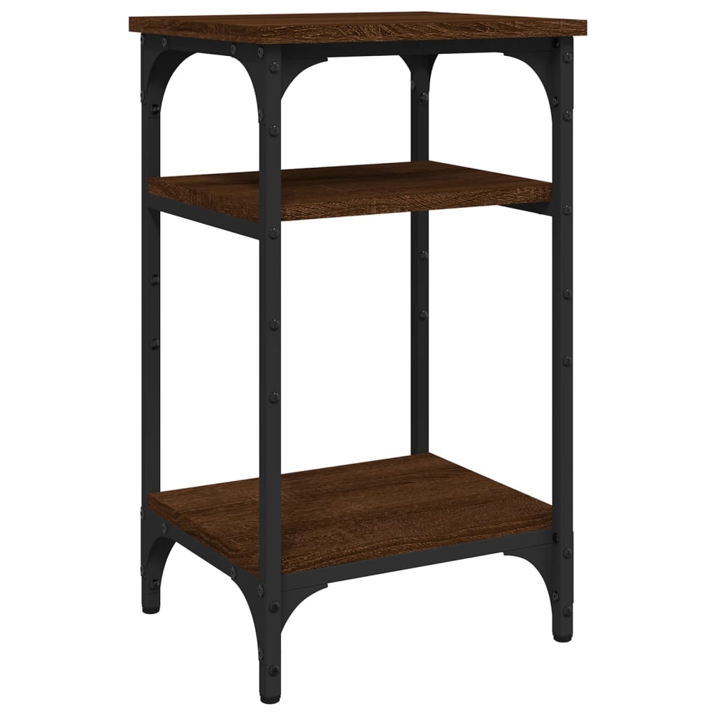 vidaXL Odkládací stolek hnědý dub 35 x 30 x 60 cm kompozitní dřevo