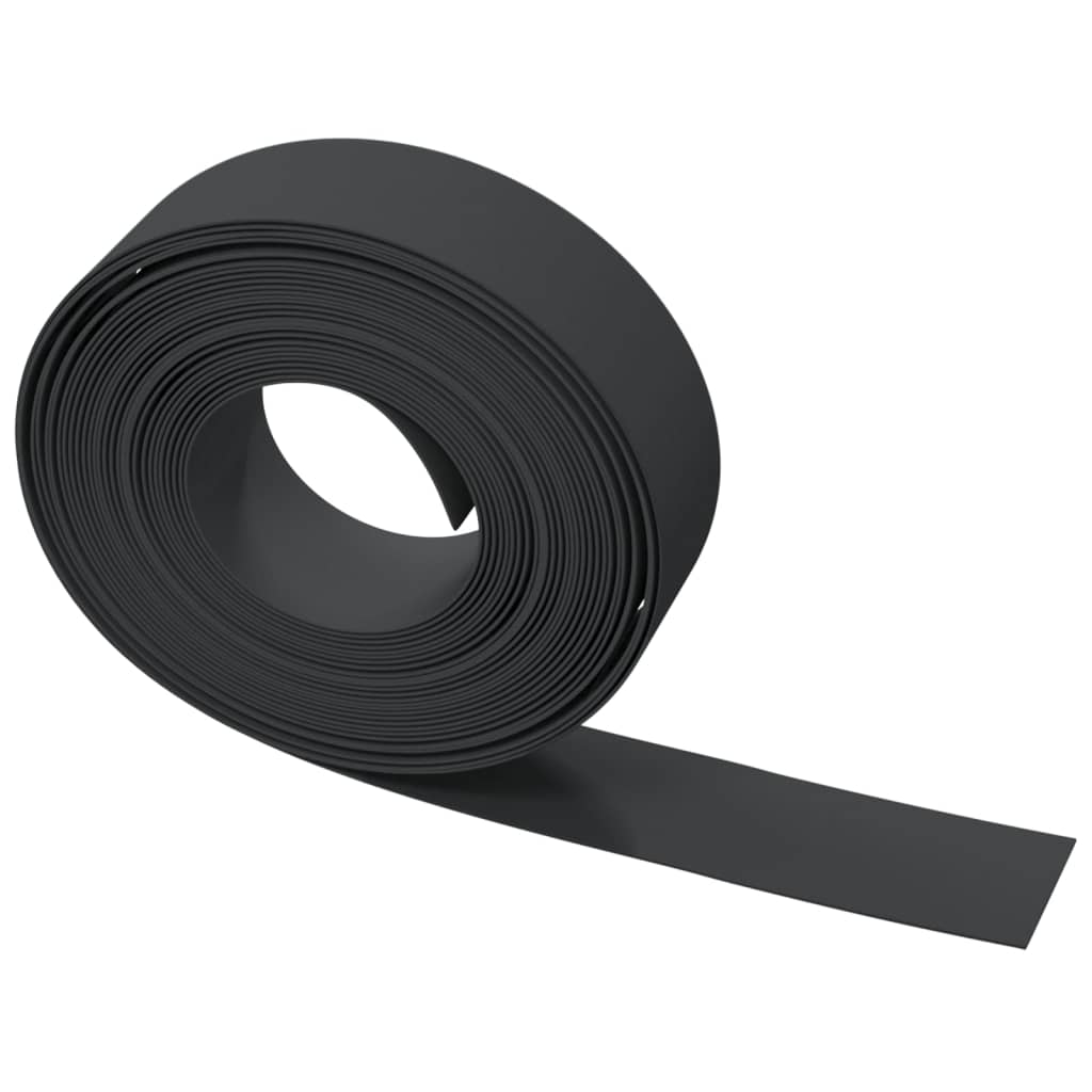 vidaXL Travní lemy 2 ks černé 10 m 15 cm polyethylen