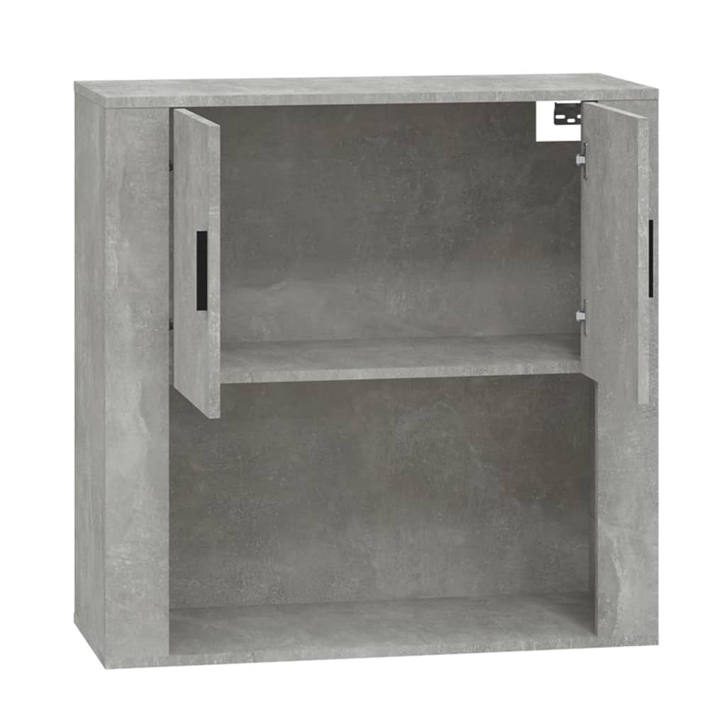 vidaXL Nástěnná skříňka betonově šedá 80 x 33 x 80 cm kompozitní dřevo